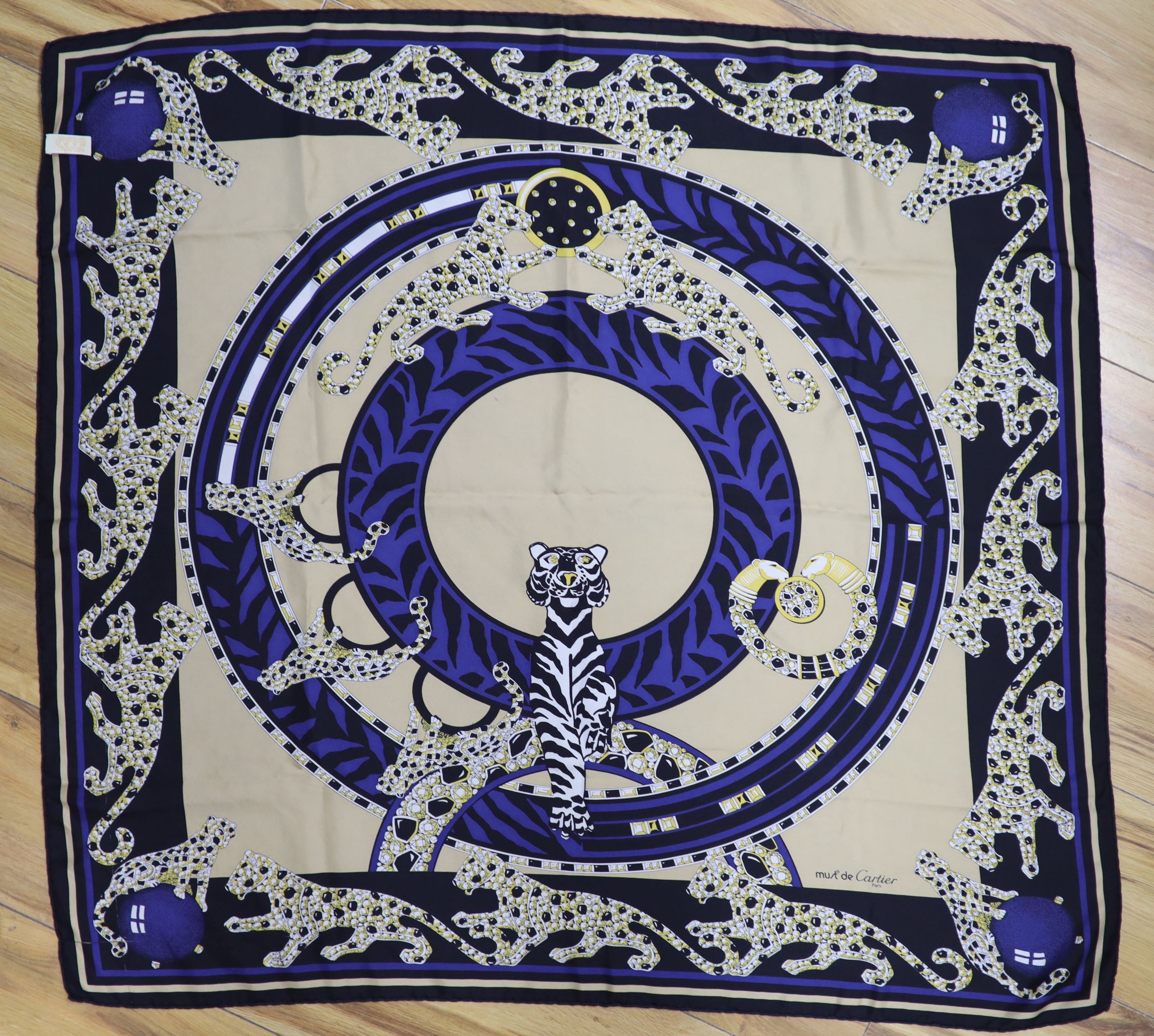 A Cartier silk scarf